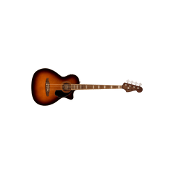 Bajo Electroacústico Fender Kingman Bass, Walnut Fingerboard, Black Pickguard, Shaded Edge Burst