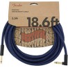 Cable Fender 5.5m Angled Festival Instrument , Pure Hemp, Blue Dream