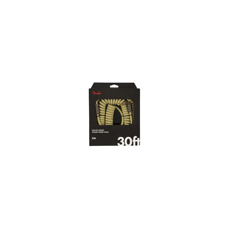 Cable Fender Deluxe Coil, 30', Tweed