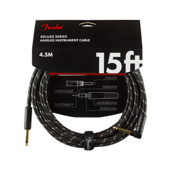 Cable Fender Deluxe Series Instrument, L ,4.5m,  Black Tweed