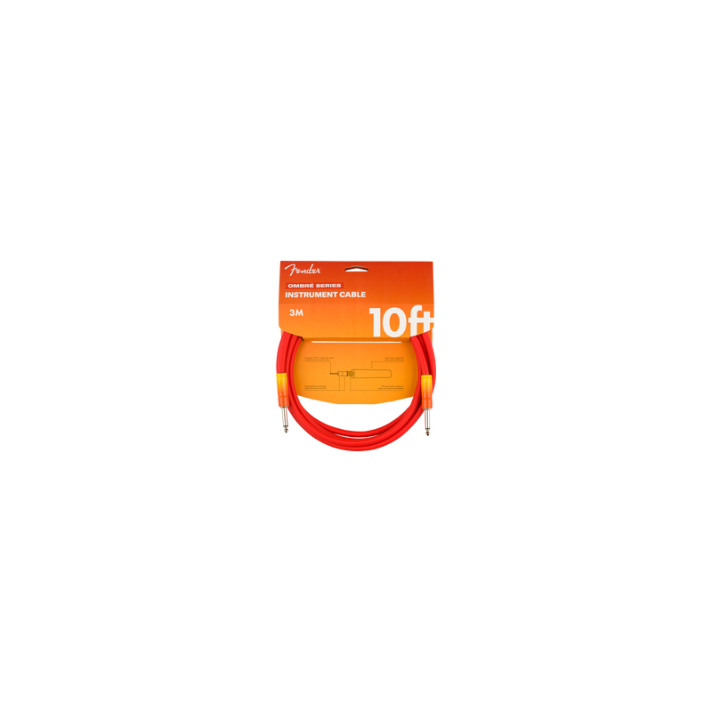 Cable Fender Ombré , Straight/Straight, 3m , Tequila Sunrise