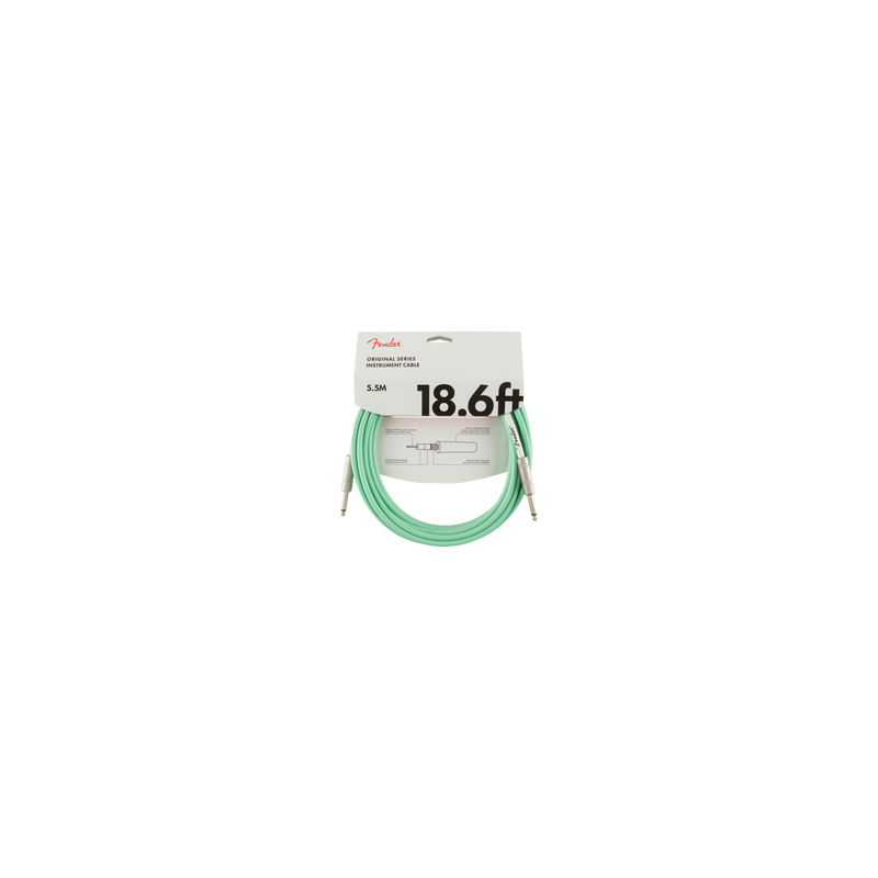 Cable Fender Original Series Instrument Cable, 5.5, Surf Green