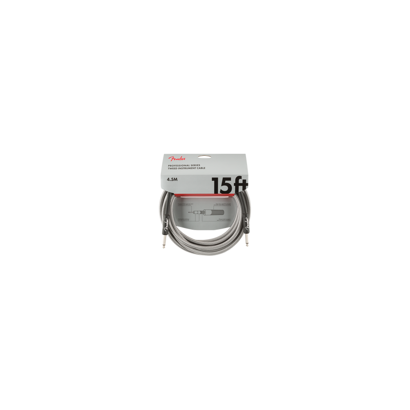 Cable Fender Professional Series,4.5m, White Tweed
