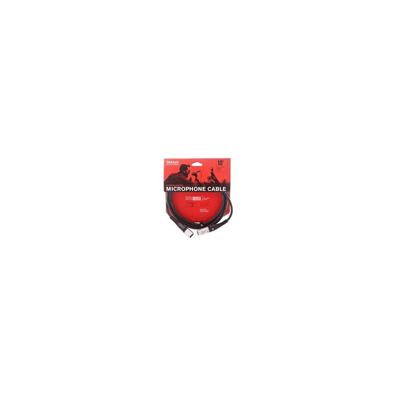 Cable p/micrófono, Planet wave, 3m,   PW-M-10