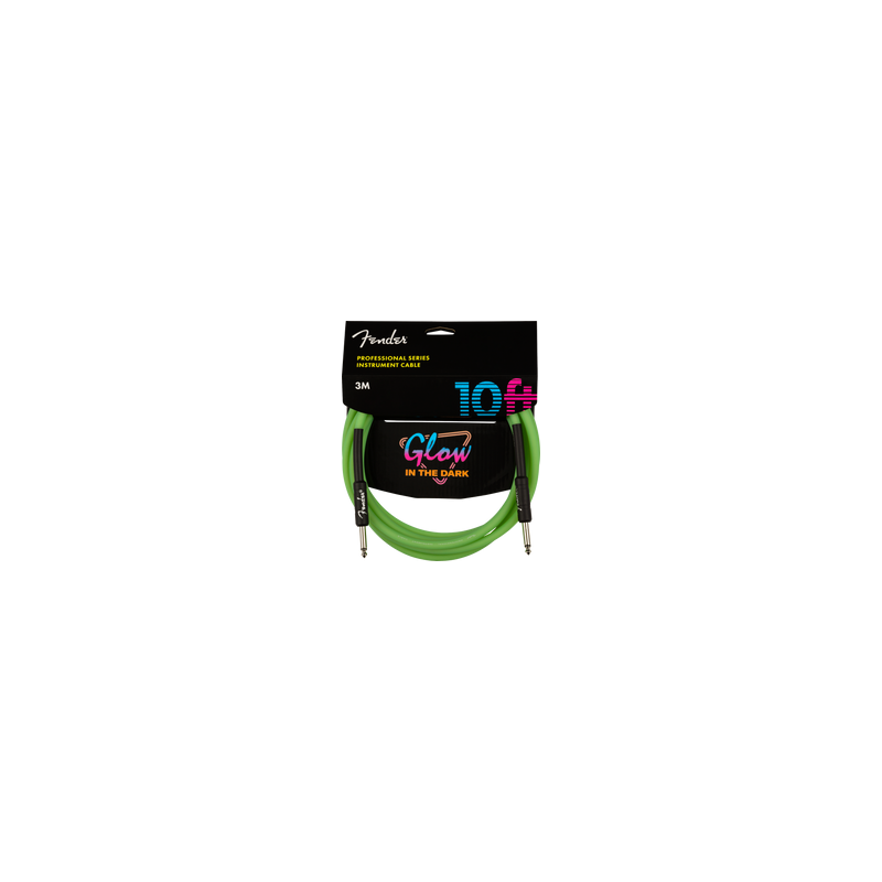 Cable Professional Series Glow in the Dark, Green, 3m