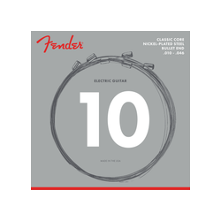 Classic Core Electric Guitar Strings, 3255L, Nickel Plated Steel, Bullet Ends (.010-.046)
