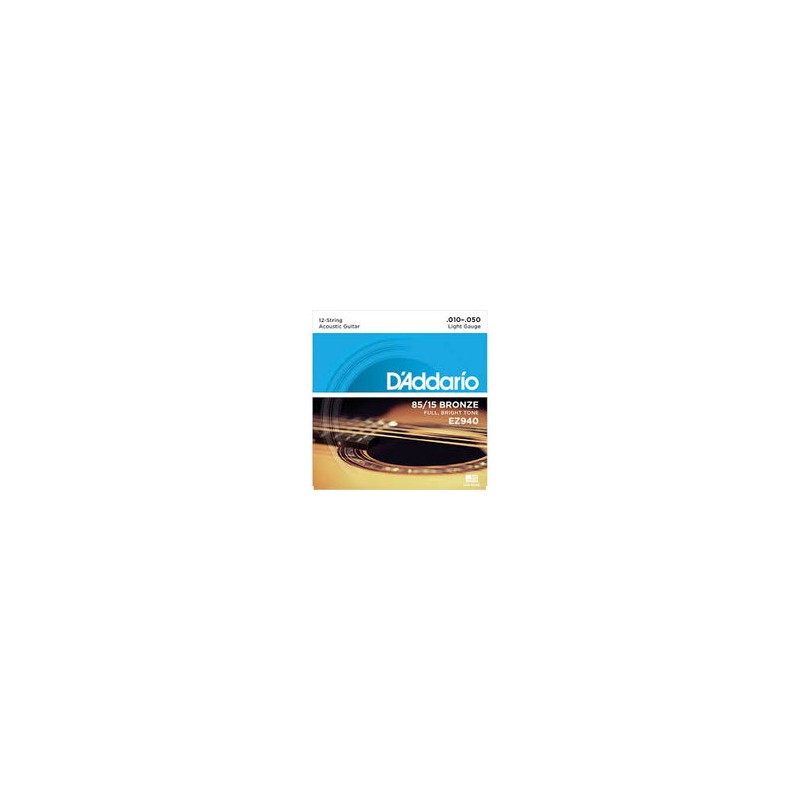 Cuerdas D´Addario EZ940 10-50 (12 STRINGS)