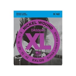 Cuerdas Daddario EXL120 09-42