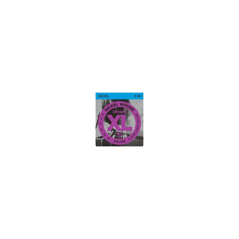 Cuerdas Daddario EXL120 09-42