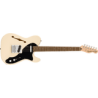 Guitarra Eléctrica Squier Affinity Series Telecaster Thinline, Olympic White