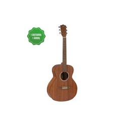 Guitarra Electroacústica Bamboo Mahogany 38" / Zurda - Incluye Funda Acolchada